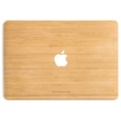 Woodcessories - Bamboo / MacBook Skin Cover - MacBook 15 Pro Touchbar - Eco Skin - Apple Logo - Wooden MacBook Cover - Avvenice