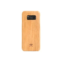 Woodcessories - Cherry / Cevlar Cover - Samsung S8 - Wooden Cover - Eco Case - Ultra Slim - Cevlar Collection - Avvenice