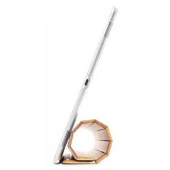 Woodcessories - Cherry / Leather / Transclucent Hardcover - iPad Pro 10.5 (2017) - Flip Case - Eco Guard Metal & Wood - Avvenice