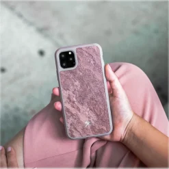 Woodcessories - Eco Bumper - Stone Cover - Canyon Red - iPhone 11 Pro - Real Stone Cover - Eco Case - Bumper Collection - Avvenice