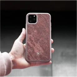 Woodcessories - Eco Bumper - Stone Cover - Camo Gray - iPhone 11 - Real Stone Cover - Eco Case - Bumper Collection - Avvenice