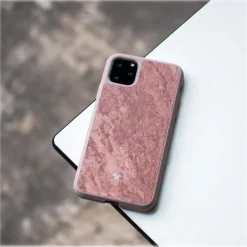 Woodcessories - Eco Bumper - Stone Cover - Camo Gray - iPhone 11 - Real Stone Cover - Eco Case - Bumper Collection - Avvenice