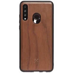 Woodcessories - Eco Bumper - Walnut Cover - Black - Huawei P30 Lite - Wooden Cover - Eco Case - Bumper Collection - Avvenice