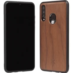Woodcessories - Eco Bumper - Walnut Cover - Black - Huawei P30 Lite - Wooden Cover - Eco Case - Bumper Collection - Avvenice