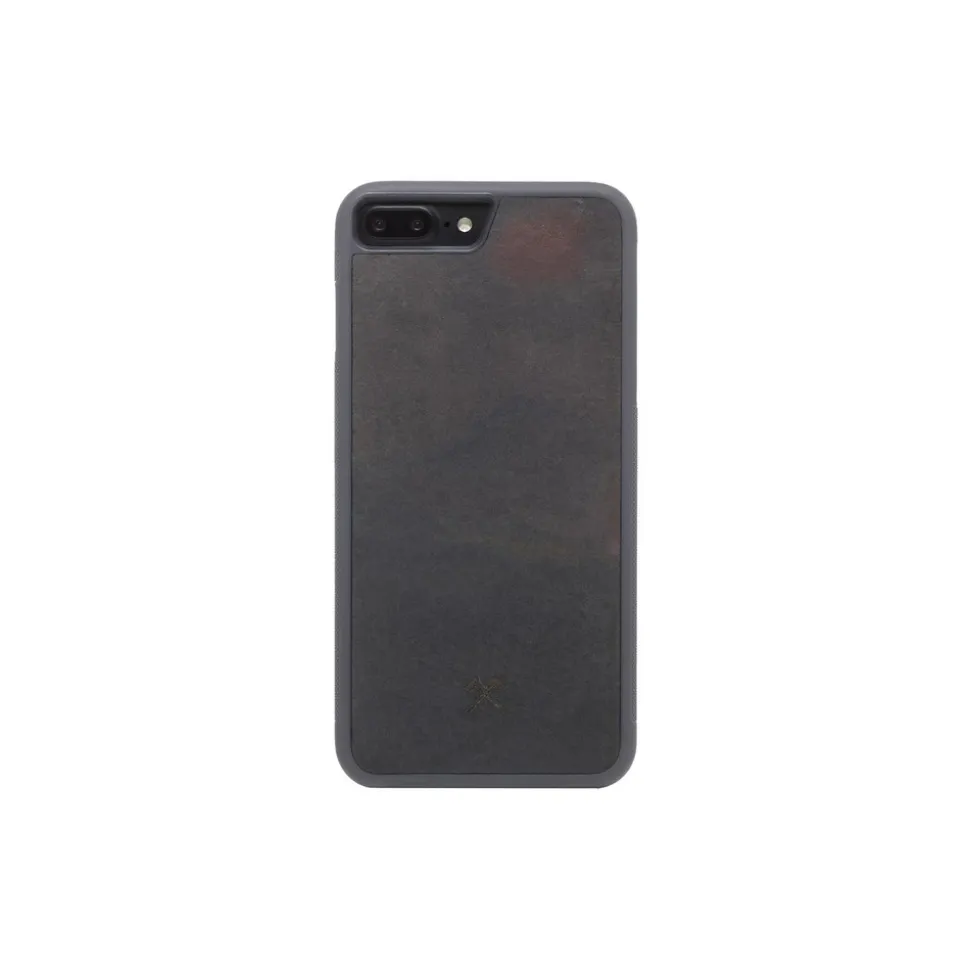 Woodcessories - Eco Bumper - Stone Cover - Volcano Black - iPhone 8 / 7 - Real Stone Cover - Eco Case - Bumper Collection - Avvenice