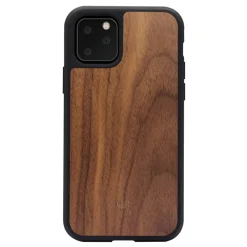 Woodcessories - Eco Bumper - Walnut Cover - Black - iPhone 11 Pro Max - Wooden Cover - Eco Case - Bumper Collection - Avvenice