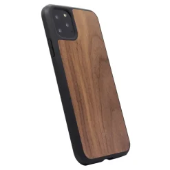 Woodcessories - Eco Bumper - Walnut Cover - Black - iPhone 11 Pro Max - Wooden Cover - Eco Case - Bumper Collection - Avvenice