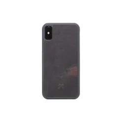 Woodcessories - Eco Bumper - Stone Cover - Volcano Black - iPhone XR - Real Stone Cover - Eco Case - Bumper Collection - Avvenice