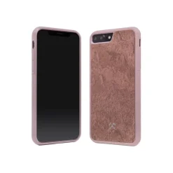 Woodcessories - Eco Bumper - Stone Cover - Canyon Red - iPhone 8 Plus / 7 Plus - Real Stone Cover - Eco Case - Bumper - Avvenice