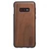 Woodcessories - Eco Bumper - Walnut Cover - Black - Samsung S10e - Wooden Cover - Eco Case - Bumper Collection - Avvenice