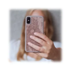 Woodcessories - Eco Bumper - Stone Cover - Canyon Red - iPhone XR - Real Stone Cover - Eco Case - Bumper Collection - Avvenice