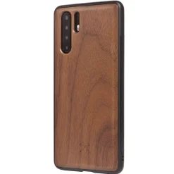 Woodcessories - Eco Bumper - Walnut Cover - Black - Huawei P30 Pro - Wooden Cover - Eco Case - Bumper Collection - Avvenice