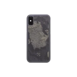Woodcessories - Eco Bumper - Stone Cover - Camo Gray - iPhone X / XS - Real Stone Cover - Eco Case - Bumper Collection - Avvenice