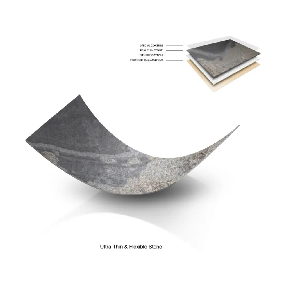 Woodcessories - Eco Bumper - Stone Cover - Camo Gray - iPhone X / XS - Real Stone Cover - Eco Case - Bumper Collection - Avvenice