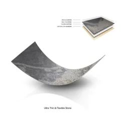 Woodcessories - Eco Bumper - Stone Cover - Camo Gray - iPhone XS Max - Real Stone Cover - Eco Case - Bumper Collection - Avvenice