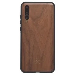 Woodcessories - Eco Bumper - Walnut Cover - Black - Huawei P20 Pro - Wooden Cover - Eco Case - Bumper Collection - Avvenice