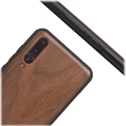 Woodcessories - Eco Bumper - Walnut Cover - Black - Huawei P20 Pro - Wooden Cover - Eco Case - Bumper Collection - Avvenice