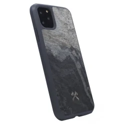 Woodcessories - Eco Bumper - Stone Cover - Camo Gray - iPhone 11 Pro Max - Real Stone Cover - Eco Case - Bumper Collection - Avvenice