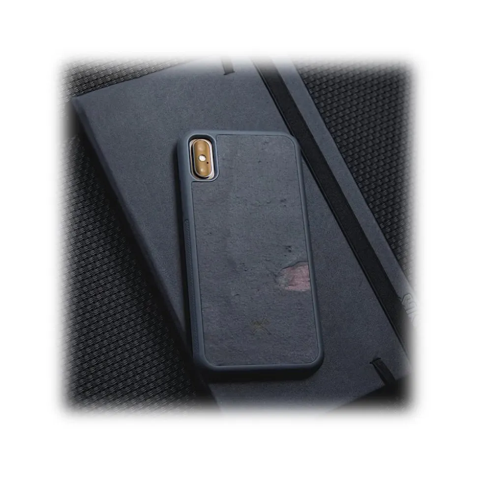 Woodcessories - Eco Bumper - Stone Cover - Canyon Red - iPhone X / XS - Real Stone Cover - Eco Case - Bumper Collection - Avvenice