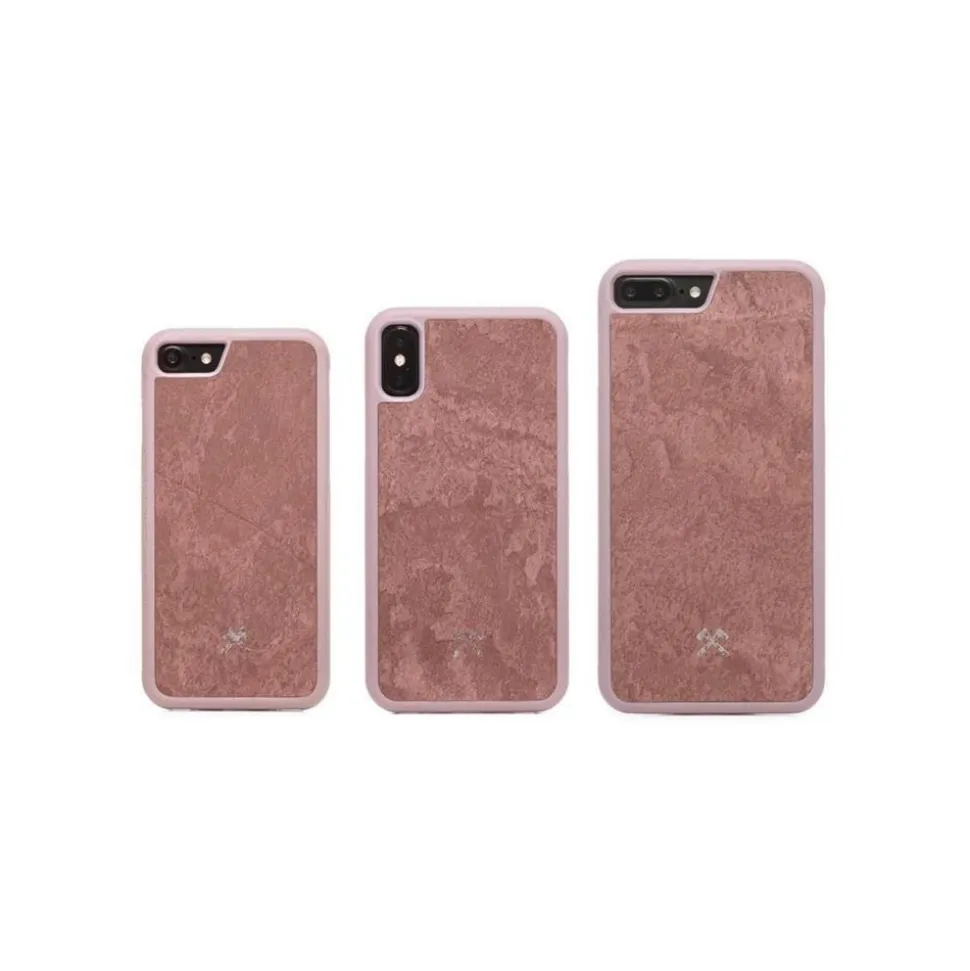 Woodcessories - Eco Bumper - Stone Cover - Canyon Red - iPhone X / XS - Real Stone Cover - Eco Case - Bumper Collection - Avvenice