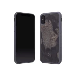 Woodcessories - Eco Bumper - Stone Cover - Camo Gray - iPhone XR - Real Stone Cover - Eco Case - Bumper Collection - Avvenice
