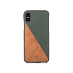 Woodcessories - Eco Split - Cherry Cover - Green - iPhone XR - Wooden Cover - Eco Case - Split Collection - Avvenice