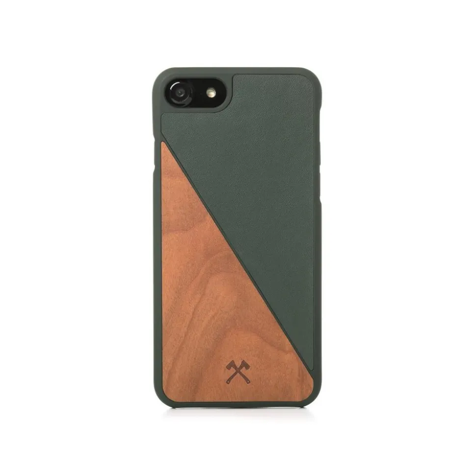 Woodcessories - Eco Split - Cherry Cover - Green - iPhone 6 / 6 s - Wooden Cover - Eco Case - Split Collection - Avvenice