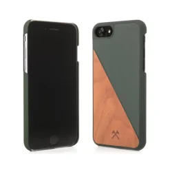 Woodcessories - Eco Split - Cherry Cover - Green - iPhone 6 / 6 s - Wooden Cover - Eco Case - Split Collection - Avvenice