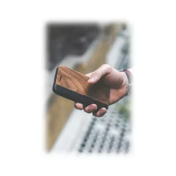 Woodcessories - Eco Wallet Flip Cover - Real Wood and Leather - Maple - iPhone XS Max - Eco Case - Flip Collection - Avvenice
