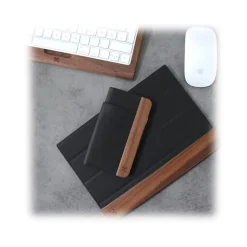 Woodcessories - Eco Wallet Flip Cover - Real Wood and Leather - Rich Walnut - iPhone XS Max - Eco Case - Flip Collection - Avvenice