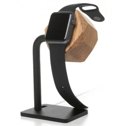 Woodcessories - Oak / Wooden Apple Watch 1&2 Dock - Apple Watch - Eco Dock Watch - Wooden Apple Watch Support - Avvenice