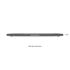 Woodcessories - Real Stone MacBook Cover - Volcano Black - MacBook 13 Pro Retina - Eco Skin Stone - Apple Logo - Avvenice