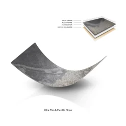 Woodcessories - Real Stone MacBook Cover - Camo Gray - MacBook 15 Pro Retina - Eco Skin Stone - Apple Logo - Avvenice