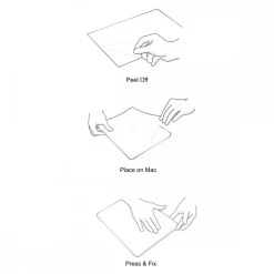 Woodcessories - Real Stone MacBook Cover - Camo Gray - MacBook 15 Pro Retina - Eco Skin Stone - Apple Logo - Avvenice