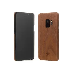 Woodcessories - Walnut / Cevlar Cover - Samsung S9 - Wooden Cover - Eco Case - Ultra Slim - Cevlar Collection - Avvenice