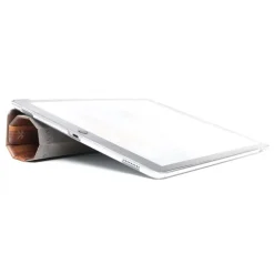 Woodcessories - Walnut / Leather / Transclucent Hardcover - iPad Pro 10.5 (2017) - Flip Case - Eco Guard Metal & Wood - Avvenice