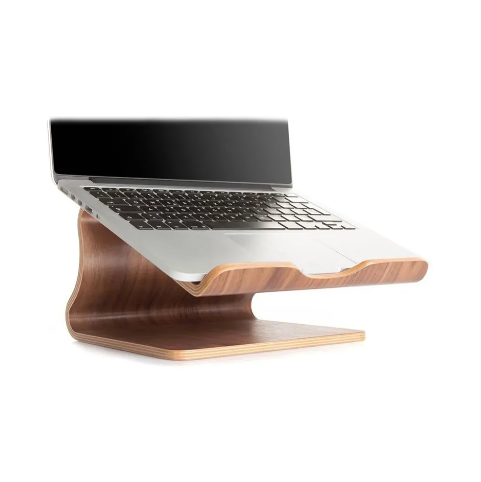 Woodcessories - Walnut / MacBook Stand - MacBook - Eco Lift - Wooden MacBook Support - Avvenice