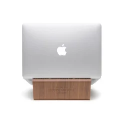 Woodcessories - Walnut / MacBook Stand - MacBook - Eco Lift Mini - Wooden MacBook Support - Avvenice