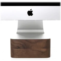 Woodcessories - Walnut / Premium Wooden iMac Stand - MacBook 21,5 - Eco Foot - Wooden MacBook Support - Avvenice