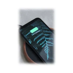 Woodcessories - Wireless Charging Station Dock Qi (10W) - Walnut - Real Wood Premium Eco Pad - iPhone - Apple - Samsung - Avvenice