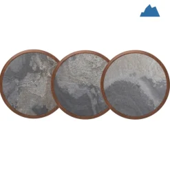 Woodcessories - Wireless Charging Station Dock Qi (10W) - Ecopad Stone - Real Stone Premium Eco Pad - iPhone - Samsung - Avvenice