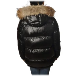 Woolrich - Aliquippa Parka with Fur-trimmed Hood- Black - Jacket - Luxury Exclusive Collection - Avvenice