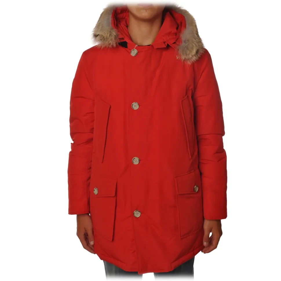 Woolrich - Arctic Parka DF - Red - Jacket - Luxury Exclusive Collection - Avvenice