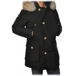 Woolrich - Arctic Parka With Detachable Fur - Black - Jacket - Luxury Exclusive Collection - Avvenice
