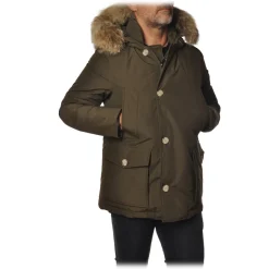 Woolrich - Artic Anorak Parka  with Fur-trimmed Hood - Green - Jacket - Luxury Exclusive Collection - Avvenice