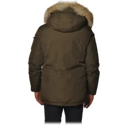 Woolrich - Artic Anorak Parka with Fur-trimmed Hood - Green - Jacket - Luxury Exclusive Collection - Avvenice