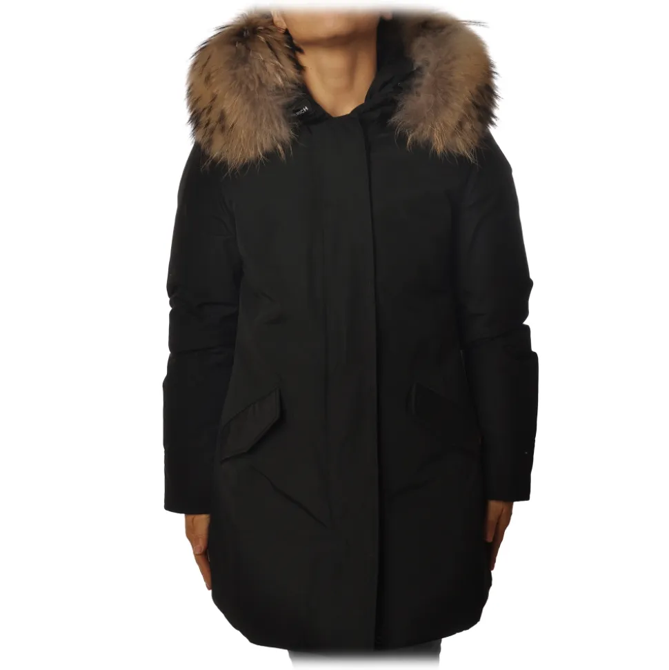 Woolrich - Artic Parka FR with Fur-trimmed Hood - Black - Jacket - Luxury Exclusive Collection - Avvenice