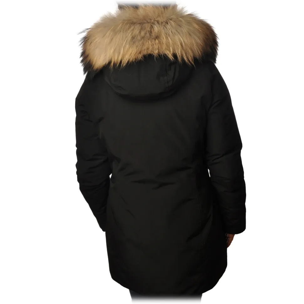 Woolrich - Artic Parka FR with Fur-trimmed Hood - Black - Jacket - Luxury Exclusive Collection - Avvenice