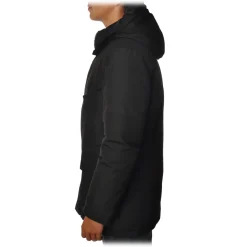 Woolrich - Artic Parka NF with Visible Contrast Buttons - Black - Jacket - Luxury Exclusive Collection - Avvenice