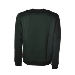 Woolrich - Crewneck Sweatshirt with Logo - Green - Luxury Exclusive Collection - Avvenice